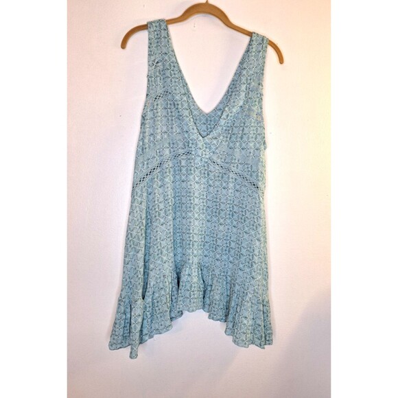 INTIMATELY FREE PEOPLE Let It Happen Mini Dress Sz Small Bohemian Festival Beach - Picture 3 of 11